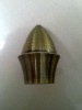 Antique bronze curtain end cap