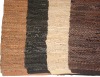 Appealing leather area rugs