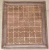 Appealing leather embroidery rugs