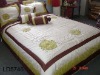 Applique and embroidery floral comforter set !!