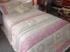 Appliqued bedding set