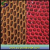 Artificial upholstery PVC leather with snake printing