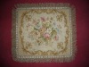 Aubusson silk & wool pillow covers
