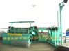 Automatic chain link fence machine