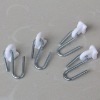 Awning accessories-Iron galvanized steel hanger with white plastic,awning material,awning components