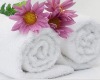 B-YH014 Pure white 100% bamboo fiber towel