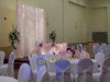 BANQUET HALL CHAIR COVER AND SASHAS