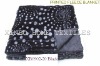 BLACK PV FLEECE BLANKET