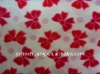 BUTTERFLY AND DOT PRINTED MICOR POLAR FLEECE