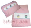 Baby Blanket Set With Exquisite Hand Smocking Embroidery