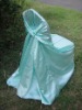 Baby Blue satin universal chair cover