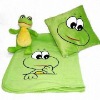 Baby Soft Plush Toy/Blanket Set, with Cushion