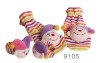 Baby gift 4 pcs set Buffoon Baby Watch straps and booties in OPP bag