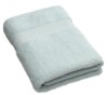 Bamboo bath towel with dobby border