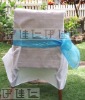 Banquet Chair Cover And Turquoise Sash