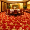 Banquet hall floral carpet