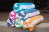 Bath cabana stripe towels