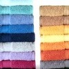 Bath cotton terry towel in solid color