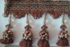 Beaded tassel fringe for curtain