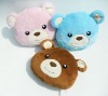 Bear plush cushion