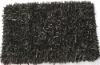 Beautiful Black leather rug