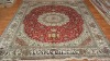 Beautiful Persian Pattern Hand Knotted Silk Carpet
