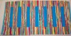 Beautiful blue Striped cotton rug