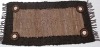 Beautiful bordered rug(leather)