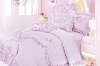 Beautiful bridal bedding set/bed sheet