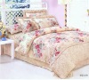 Beautiful flower 4 pcs print bed sheet sets