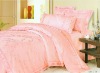 Beautiful flower Silk Bed Sheet Set