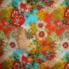 Beautiful flower priting Tropical fabric