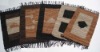 Beautiful handmade leather border rugs