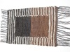 Beautiful leather striped rugs