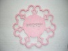 Beautiful lovely polyester felt cup mat