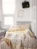 Bedding set, Microfiber100% Comforter set (Flower & Burnout style)