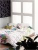 Bedding set, Microfiber100% Comforter set (Flower & Burnout style)