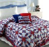 Bedding set red and white