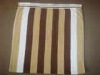 Beige & Brown Striped Towel