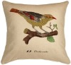 Bird on Branch 15''x15'' Throw Pillow(HZY-C-604)