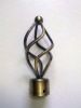 Birdcage finial metal in antique bronze