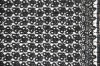 Black 100% yaron fabric water soluble embroidery