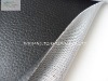 Black Lychee Embossed PU Leather AS026