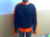 Black Mesh jackets/orange leather