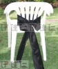 Black Satin Chair Sash