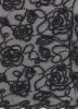 Black Sequin embroidery design on mesh fabric for dress