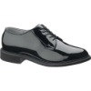 Black Shinny Clarino Leather for military shoes