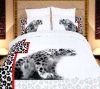 Black/White Panther printed Bedding set/Bed Sheet