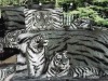 Black and White tiger Photo printed Bed sheet/Bedding sheet