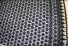 Black color 100% yaron fabric water soluble embroidery